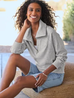 Sweatshirt col camionneur