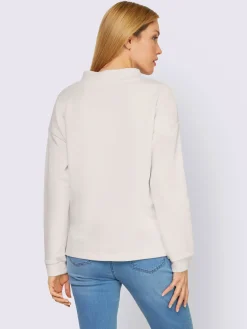 Sweatshirt col montant à coulisse