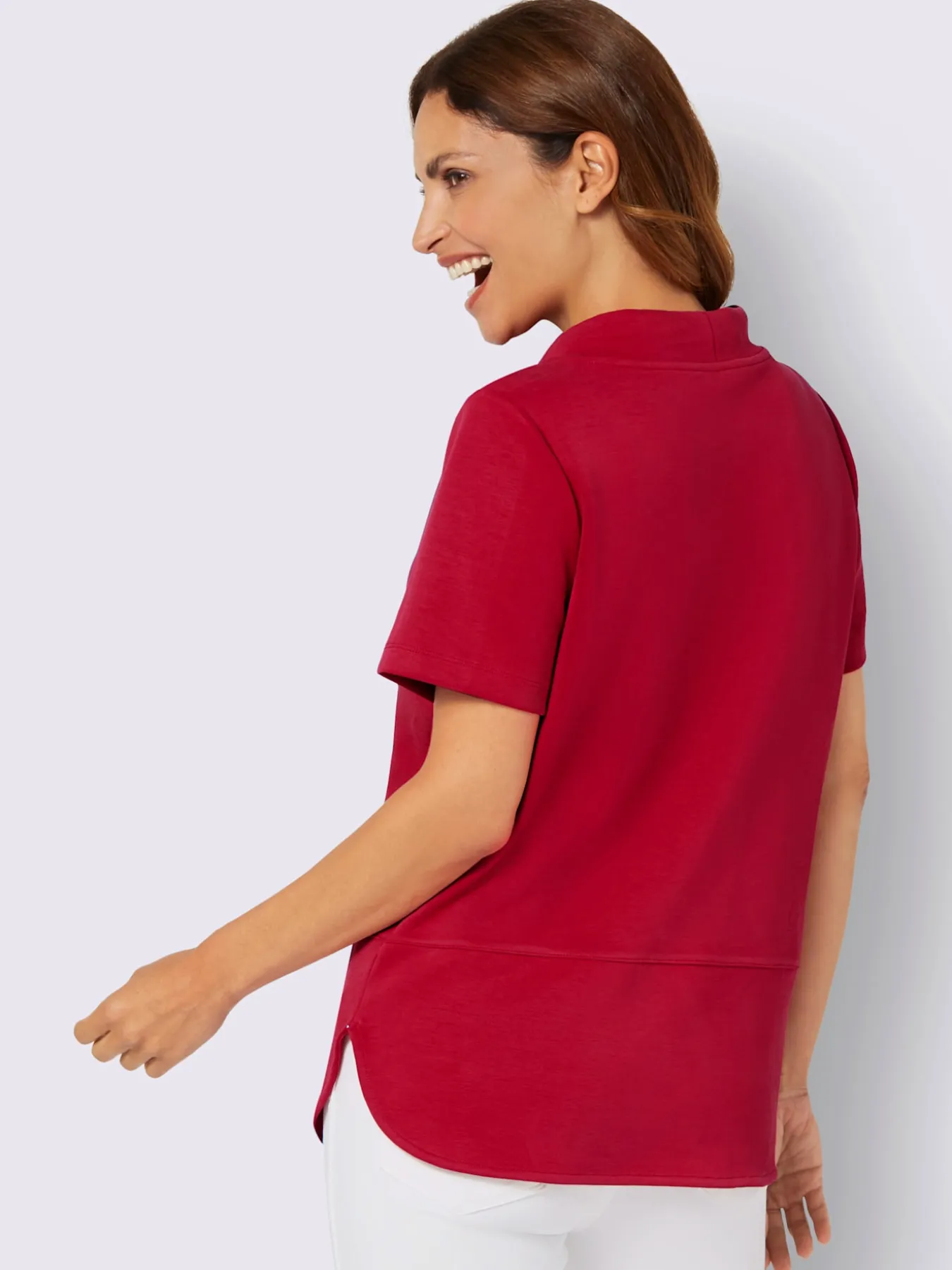 Sweatshirt coupe affinante