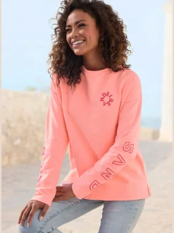 Sweat-shirt coupe décontractée