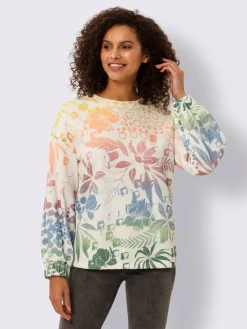 Sweatshirt dégradé de couleurs mode