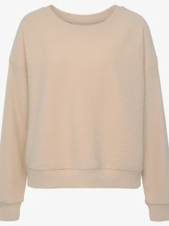 Sweatshirt en qualité côtelée