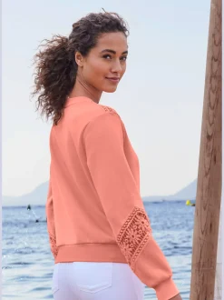 Sweat-shirt encolure en v
