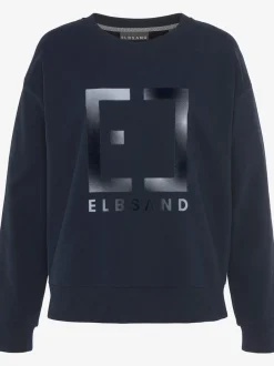 Sweat-shirt encolure ronde avec bords-côtes