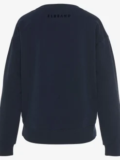 Sweat-shirt encolure ronde avec bords-côtes