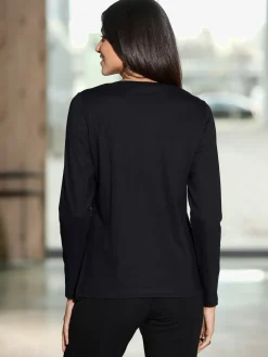 Sweatshirt œillets décoratifs