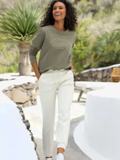 Sweatshirt impression caoutchoutée douce