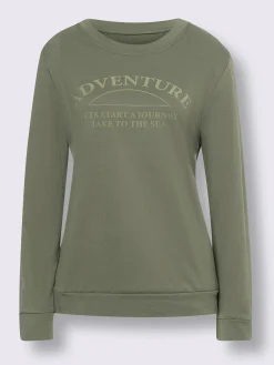 Sweatshirt impression caoutchoutée douce
