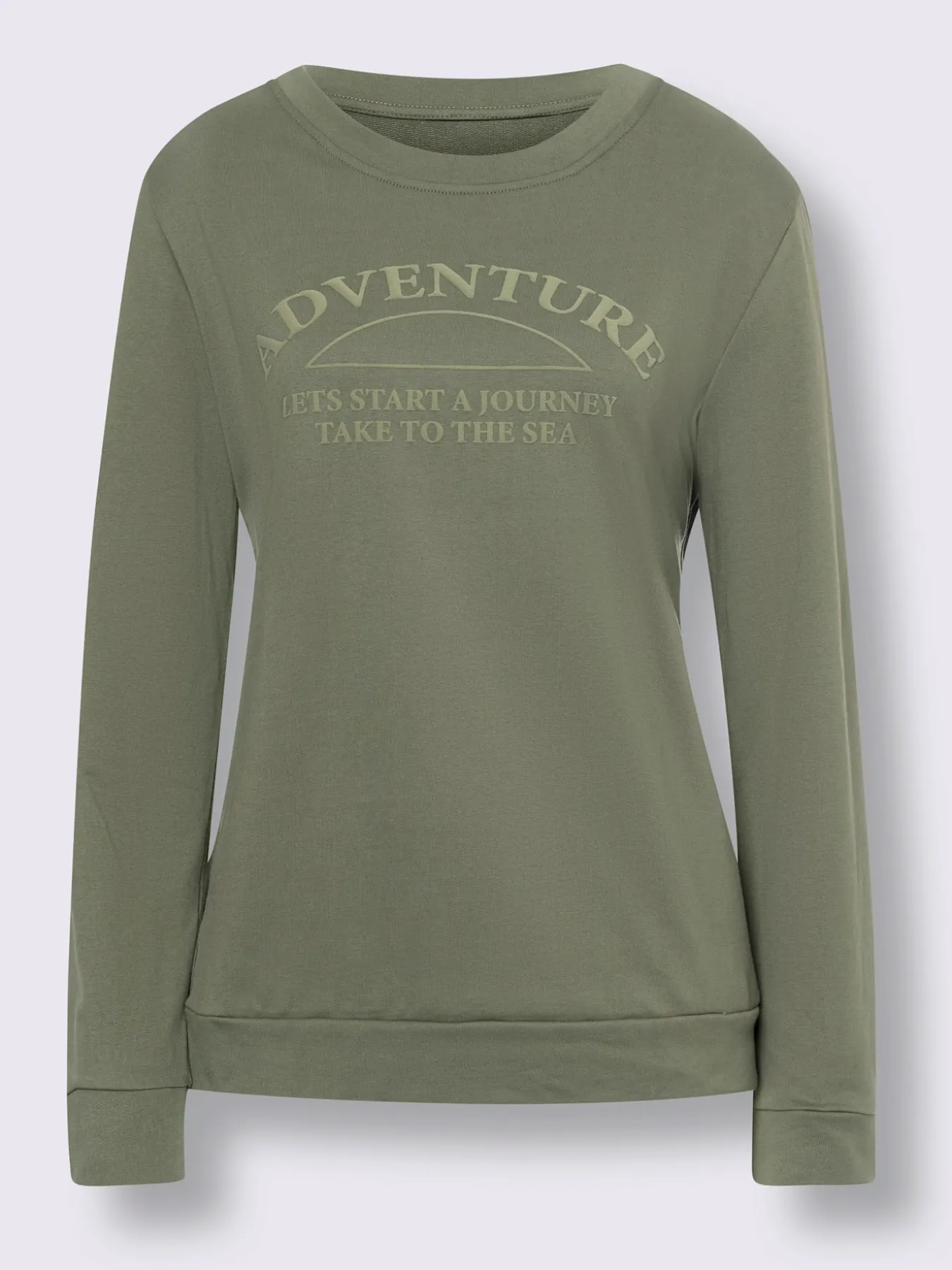 Sweatshirt impression caoutchoutée douce