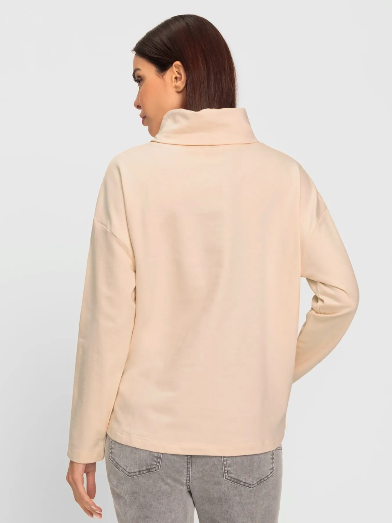 Sweatshirt imprimé avec pierres brillantes fantaisie