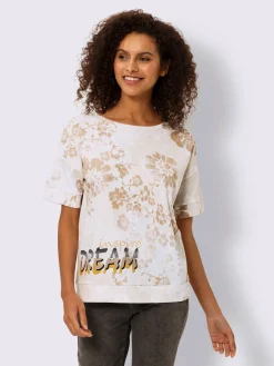Sweatshirt imprimé floral