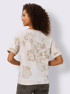 Sweatshirt imprimé floral