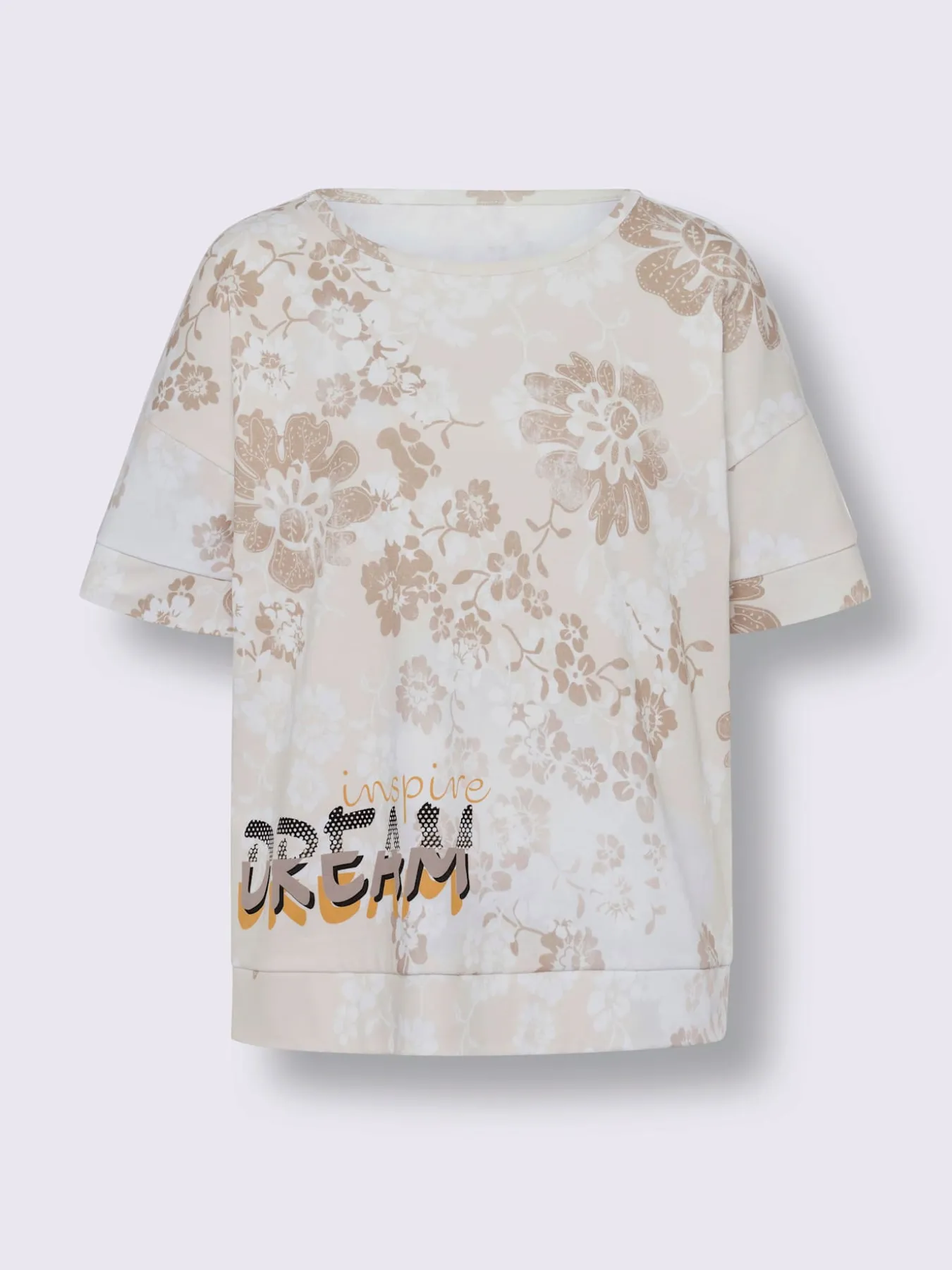 Sweatshirt imprimé floral