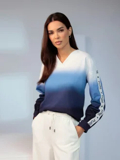 Sweatshirt joli dégradé de couleurs