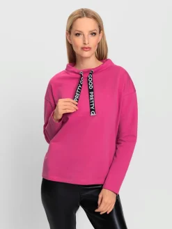 Sweatshirt lien à nouer avec inscription