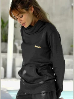 Sweatshirt long sweatshirt d'intérieur avec col à revers