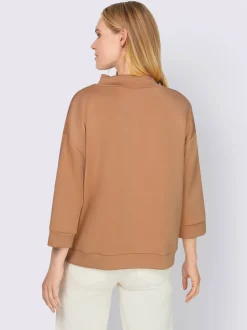 Sweatshirt mancherons tendance