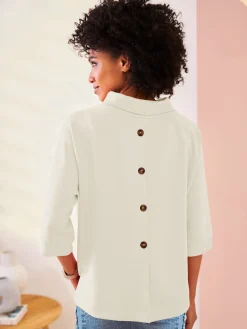 Sweatshirt mélange de modal doux
