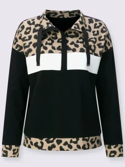 Sweatshirt mélange de modal doux
