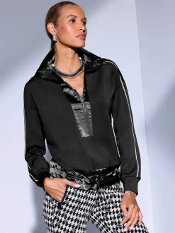 Sweatshirt mélange de modal doux