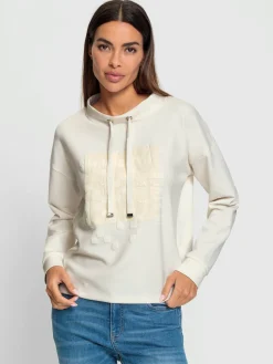 Sweatshirt motif imprimé exclusif devant