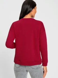 Sweatshirt petites pierres fantaisie