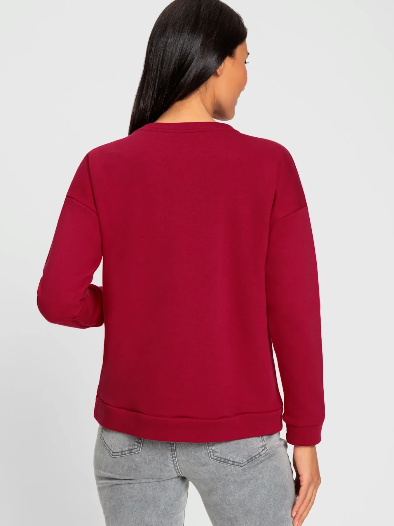 Sweatshirt petites pierres fantaisie