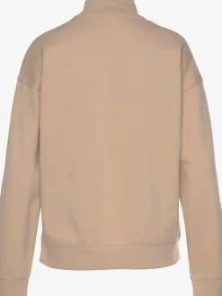 Sweat-shirt pull camionneur avec glissière et col haut