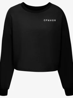 Sweatshirt raccourci avec mancherons