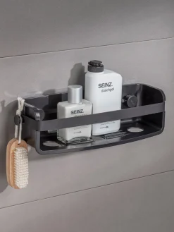 Étagère de douche plastique stable
