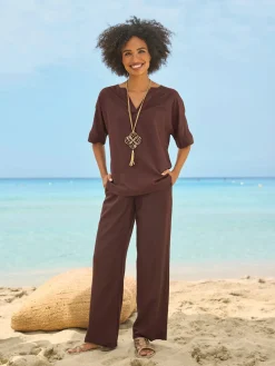 Tailleur pantalon 55% lin