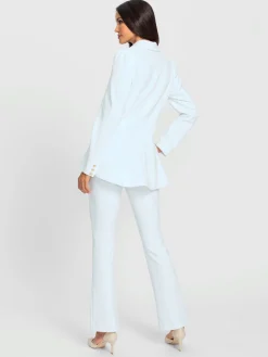 Tailleur pantalon boutons fantaisie