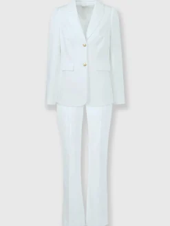 Tailleur pantalon boutons fantaisie