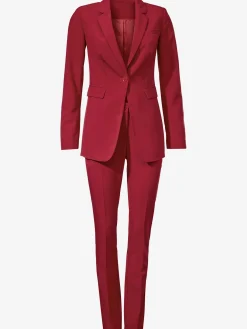 Tailleur pantalon coupe droite