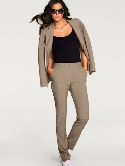 Tailleur pantalon coupe droite