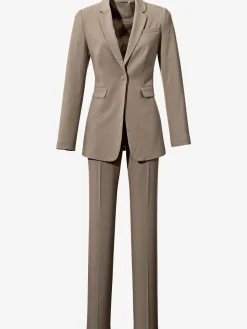 Tailleur pantalon coupe droite