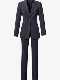 Tailleur pantalon coupe droite