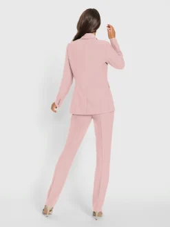Tailleur pantalon coupe droite