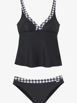 Tankini à armatures avec bretelles réglables