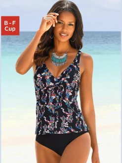 Tankini à armatures bretelles réglables