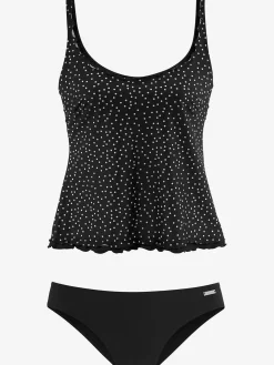 Tankini à armatures caoutchouc sous la poitrine pour un maintien optimal