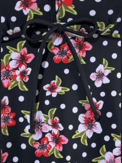 Tankini à armatures coupe évasée affinante