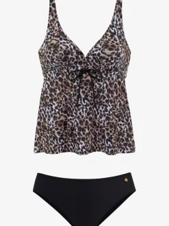 Tankini à armatures imprimé animal sauvage