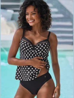 Tankini à armatures look contrasté tendance