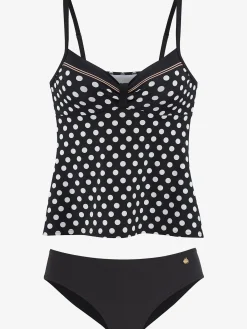 Tankini à armatures look contrasté tendance