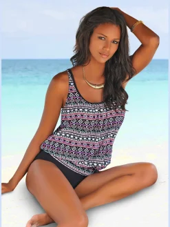 Tankini ample style ethnique