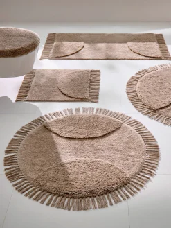 Tapis de bain en coton recyclé