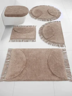 Tapis de bain en coton recyclé