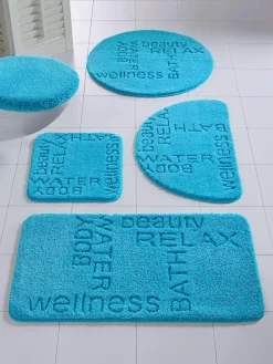 Tapis de bain polyester doux