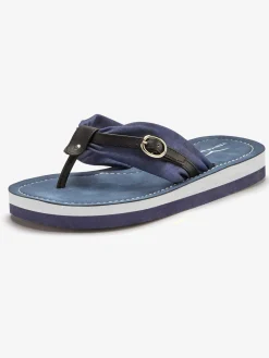 Tongs estivales avec imprimé et semelle imperméable